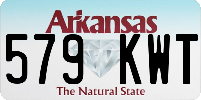 AR license plate 579KWT