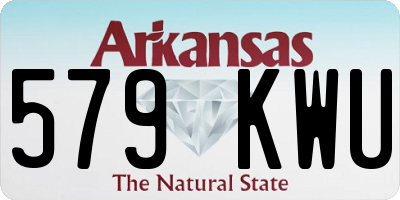 AR license plate 579KWU