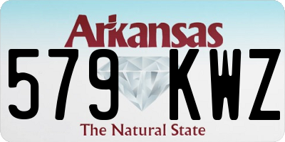 AR license plate 579KWZ