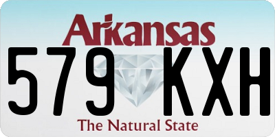 AR license plate 579KXH
