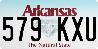 AR license plate 579KXU