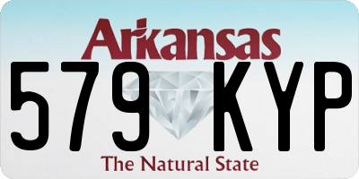 AR license plate 579KYP