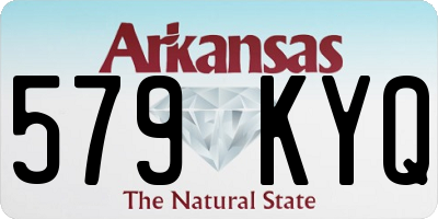 AR license plate 579KYQ