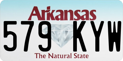 AR license plate 579KYW