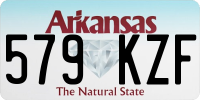 AR license plate 579KZF