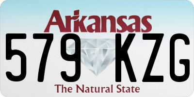 AR license plate 579KZG