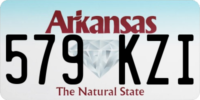 AR license plate 579KZI
