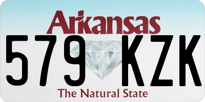 AR license plate 579KZK