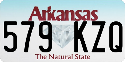 AR license plate 579KZQ
