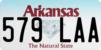 AR license plate 579LAA