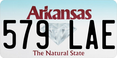 AR license plate 579LAE