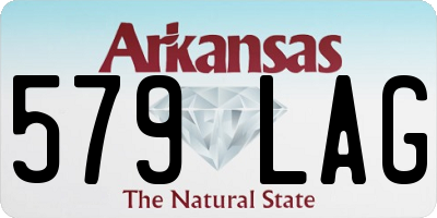 AR license plate 579LAG