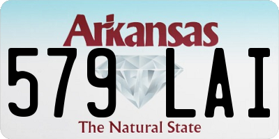 AR license plate 579LAI