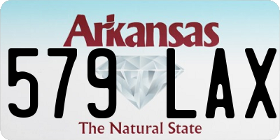 AR license plate 579LAX
