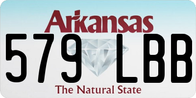 AR license plate 579LBB