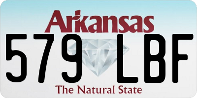 AR license plate 579LBF