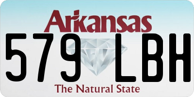 AR license plate 579LBH