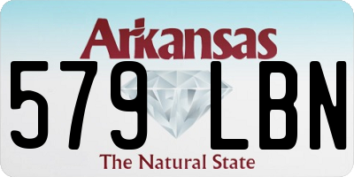 AR license plate 579LBN