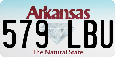 AR license plate 579LBU