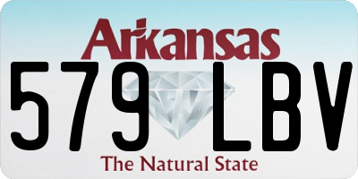 AR license plate 579LBV
