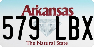 AR license plate 579LBX