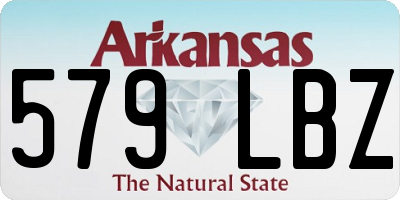 AR license plate 579LBZ