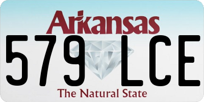 AR license plate 579LCE