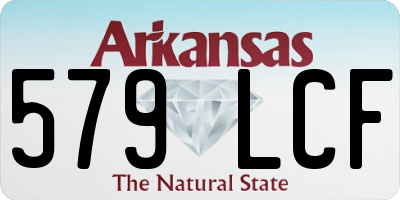 AR license plate 579LCF