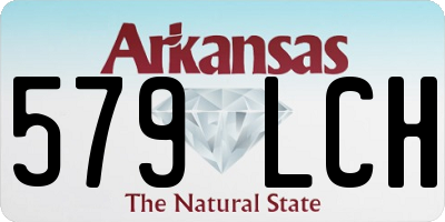 AR license plate 579LCH