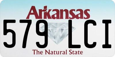 AR license plate 579LCI