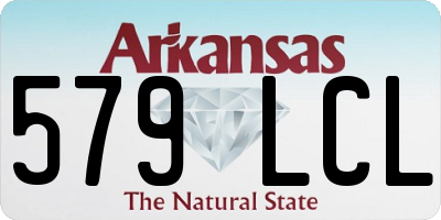 AR license plate 579LCL