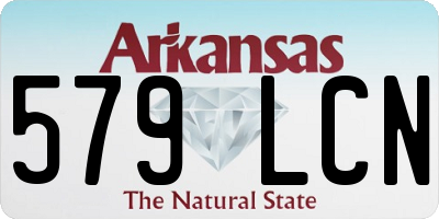 AR license plate 579LCN