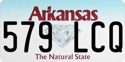 AR license plate 579LCQ