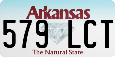 AR license plate 579LCT