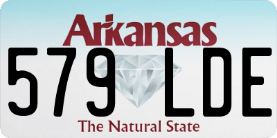 AR license plate 579LDE