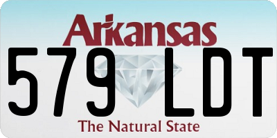AR license plate 579LDT