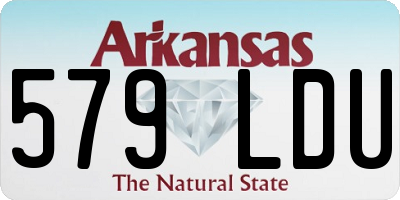 AR license plate 579LDU