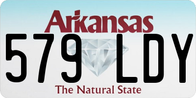 AR license plate 579LDY