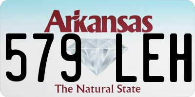 AR license plate 579LEH
