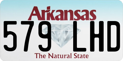 AR license plate 579LHD