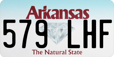 AR license plate 579LHF