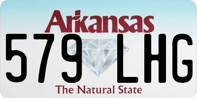 AR license plate 579LHG