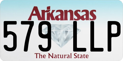 AR license plate 579LLP