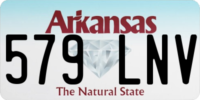 AR license plate 579LNV