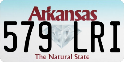 AR license plate 579LRI