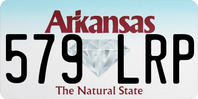 AR license plate 579LRP