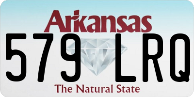 AR license plate 579LRQ