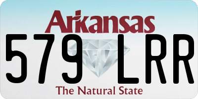 AR license plate 579LRR