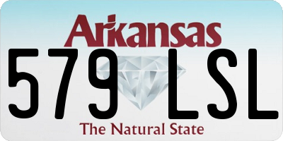 AR license plate 579LSL
