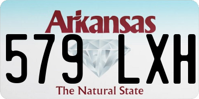 AR license plate 579LXH